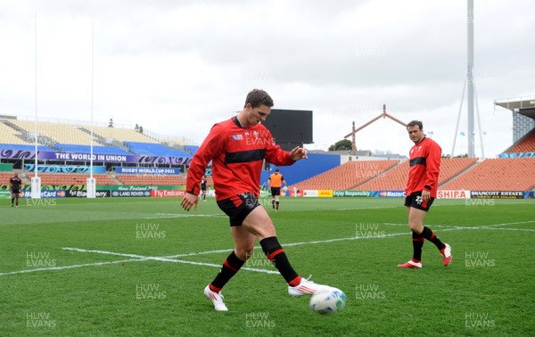 01.10.11 - Wales Rugby Captains Run - George North during training. 