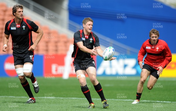 01.10.11 - Wales Rugby Captains Run - Rhys Priestland during training. 