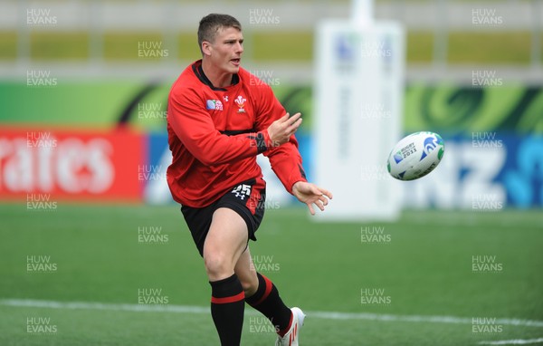 01.10.11 - Wales Rugby Captains Run - Scott Williams during training. 