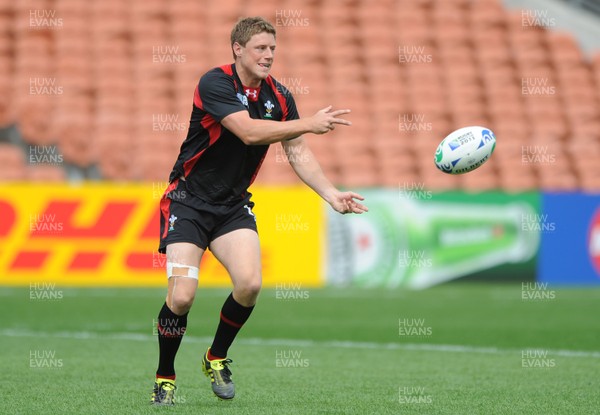 01.10.11 - Wales Rugby Captains Run - Rhys Priestland during training. 