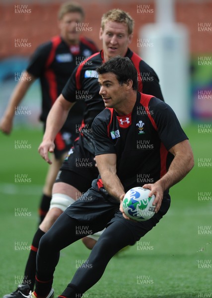 01.10.11 - Wales Rugby Captains Run - Mike Phillips during training. 