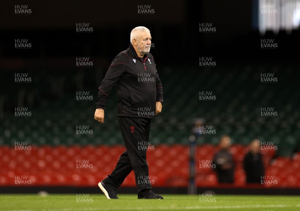 020224 - Wales Rugby Captains Run the day before the first 6 Nations game against Scotland - Warren Gatland, Head Coach during training