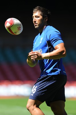 03.06.11 - Wales Rugby Captains Run - Gavin Henson during training. 