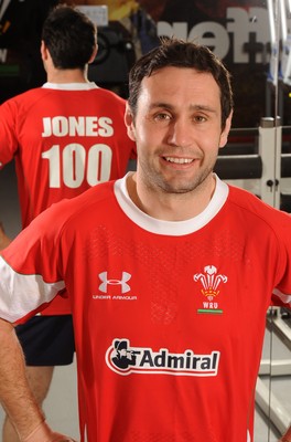 03.06.11 - WRU - Wales outside half Stephen Jones who will win his 100th Wales cap tomorrow against the Barbarians. 