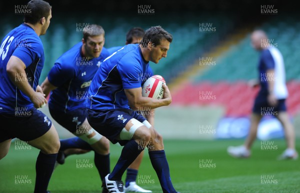 03.06.11 - Wales Rugby Captains Run - Sam Warburton during training. 