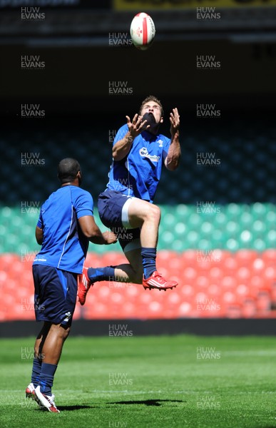 03.06.11 - Wales Rugby Captains Run - George North during training. 