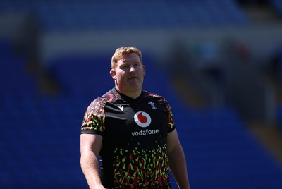 030726 - Wales Rugby Captains Run ahead of their first Nations Championship game against Fiji tomorrow in Cardiff - Rhys Carre during training