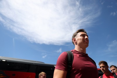 030726 - Wales Rugby Captains Run ahead of their first Nations Championship game against Fiji tomorrow in Cardiff - Josh Adams during training