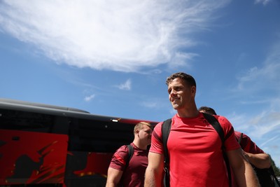 030726 - Wales Rugby Captains Run ahead of their first Nations Championship game against Fiji tomorrow in Cardiff - Kieran Hardy during training