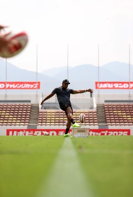 040725 - Wales Rugby Captains Run at Mikuni World Stadium ahead of the game against Japan - Ben Carter