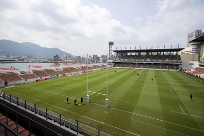 040725 - Wales Rugby Captains Run at Mikuni World Stadium ahead of the game against Japan - General View of the stadium