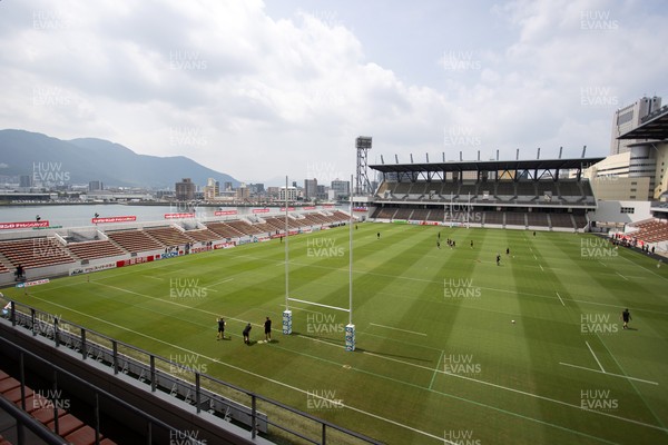 040725 - Wales Rugby Captains Run at Mikuni World Stadium ahead of the game against Japan - General View of the stadium