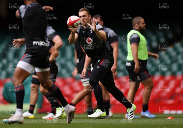 040823 - Wales Captains Run ahead of their first Rugby World Cup warm up game against England - George North during training