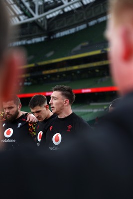 050326 - Wales Rugby Captains Run ahead of their Six Nations game against Ireland tomorrow evening - Josh Adams during training