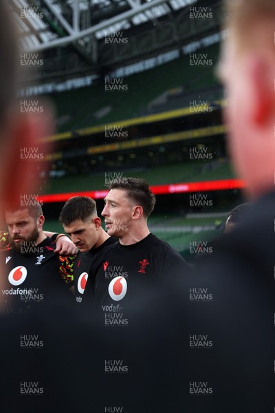 050326 - Wales Rugby Captains Run ahead of their Six Nations game against Ireland tomorrow evening - Josh Adams during training