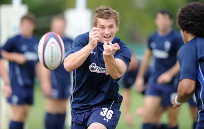 05.08.11 - Wales Rugby Captains Run - Jonathan Davies during training. 