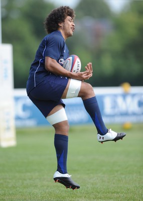 05.08.11 - Wales Rugby Captains Run - Toby Faletau during training. 