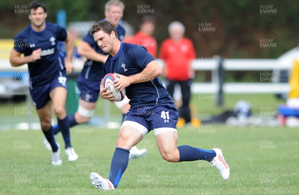 05.08.11 - Wales Rugby Captains Run - George North during training. 