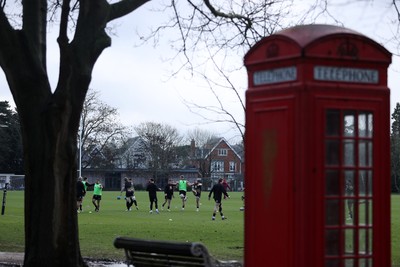 060226 - Wales Rugby Captains Run ahead of their first Six Nations game against England - Dewi Lake during training