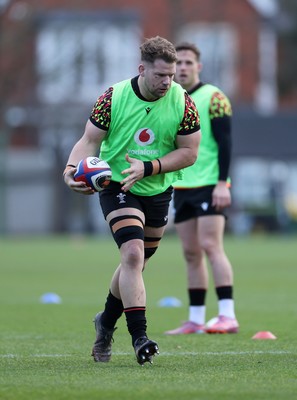 060226 - Wales Rugby Captains Run ahead of their first Six Nations game against England - Olly Cracknell during training