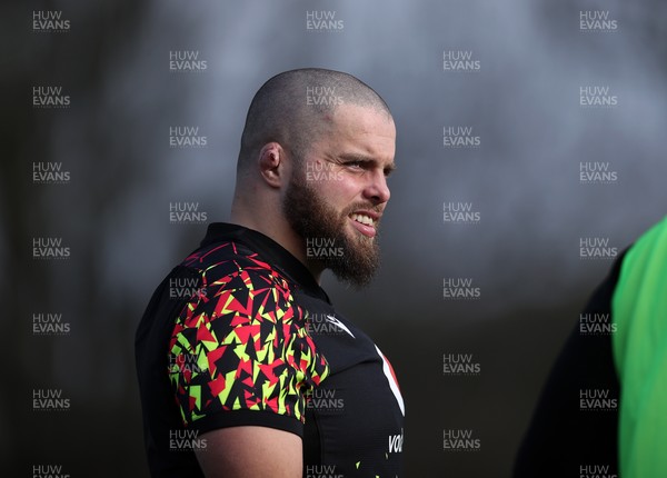 060226 - Wales Rugby Captains Run ahead of their first Six Nations game against England - Nicky Smith during training