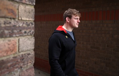 070325 - Wales Rugby Captains Run ahead of their 6 Nations game against Scotland tomorrow - Jac Morgan