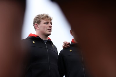 070325 - Wales Rugby Captains Run ahead of their 6 Nations game against Scotland tomorrow - Jac Morgan during training