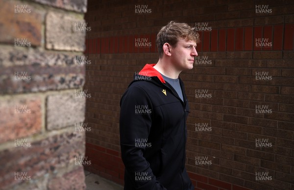 070325 - Wales Rugby Captains Run ahead of their 6 Nations game against Scotland tomorrow - Jac Morgan