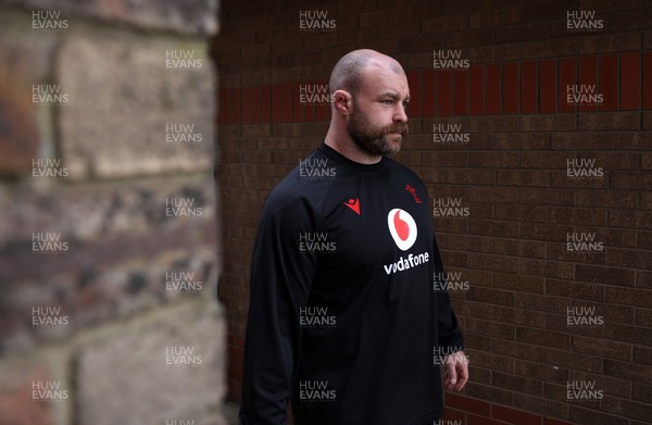 070325 - Wales Rugby Captains Run ahead of their 6 Nations game against Scotland tomorrow - WillGriff John