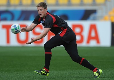 07.10.11 - Wales Rugby Captains Run - Rhys Priestland during training. 