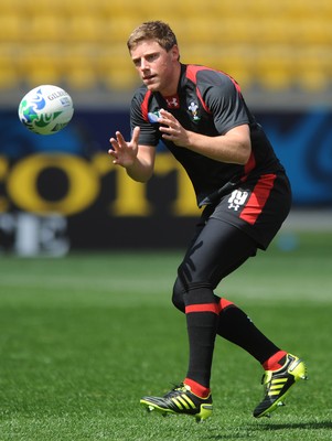 07.10.11 - Wales Rugby Captains Run - Rhys Priestland during training. 