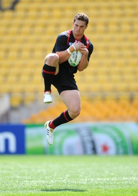07.10.11 - Wales Rugby Captains Run - George North during training. 