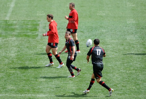 07.10.11 - Wales Rugby Captains Run - Shane Williams during training. 