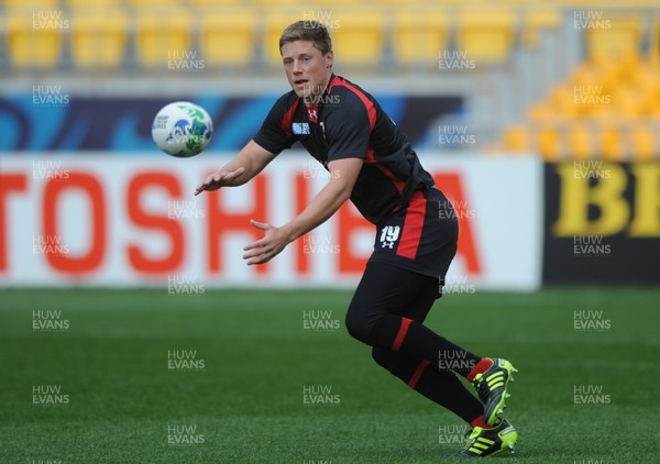 07.10.11 - Wales Rugby Captains Run - Rhys Priestland during training. 