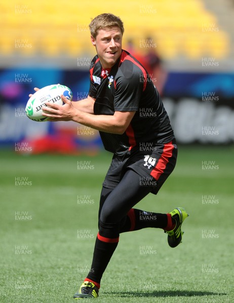 07.10.11 - Wales Rugby Captains Run - Rhys Priestland during training. 