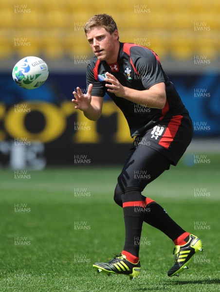 07.10.11 - Wales Rugby Captains Run - Rhys Priestland during training. 