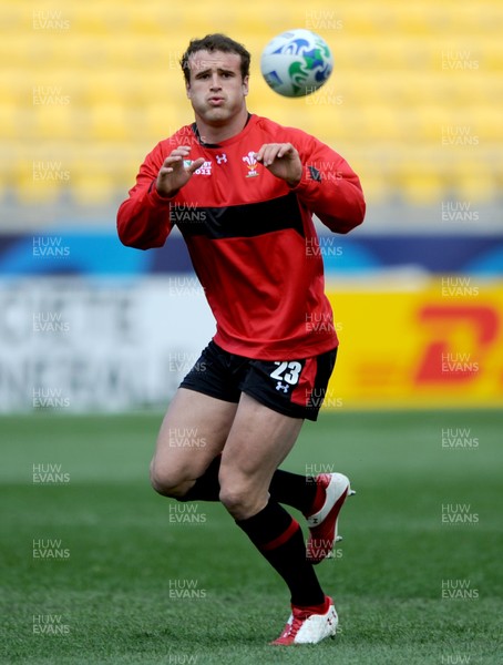 07.10.11 - Wales Rugby Captains Run - Jamie Roberts during training. 
