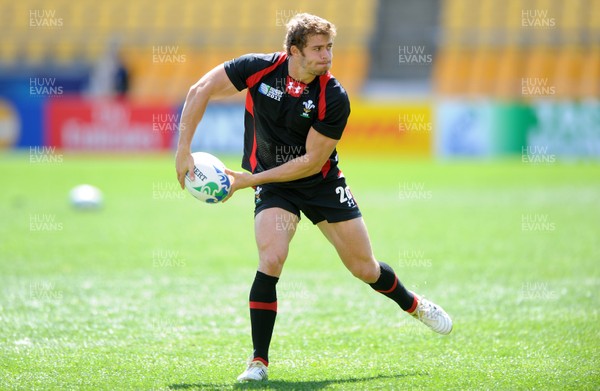 07.10.11 - Wales Rugby Captains Run - Leigh Halfpenny during training. 