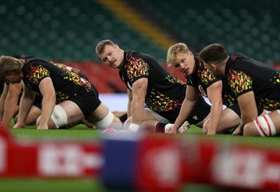 081125 - Wales Rugby Captains Run ahead of their first game against Argentina - Dewi Lake during training