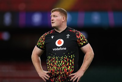 081125 - Wales Rugby Captains Run ahead of their first game against Argentina - Rhys Carre during training