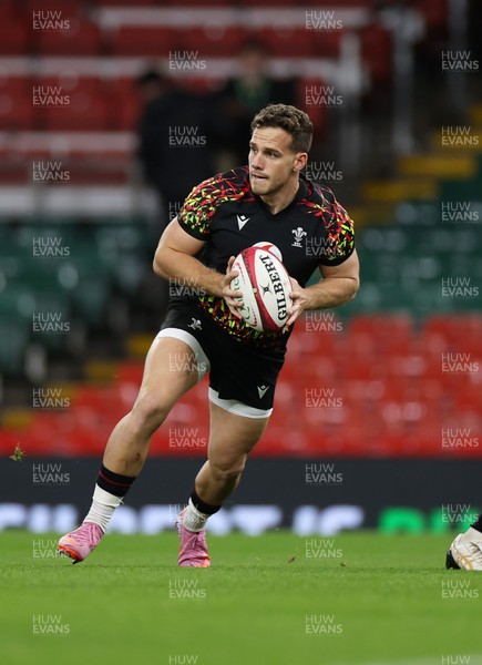 081125 - Wales Rugby Captains Run ahead of their first game against Argentina - Kieran Hardy during training