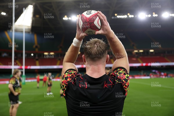 081125 - Wales Rugby Captains Run ahead of their first game against Argentina - Dewi Lake during training