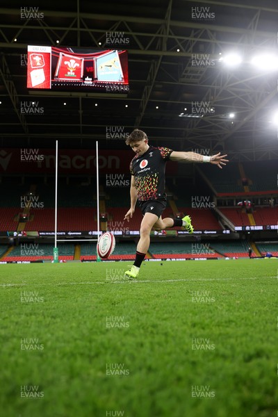 081125 - Wales Rugby Captains Run ahead of their first game against Argentina - Dan Edwards during training