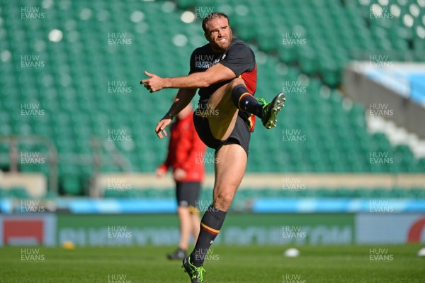 091015 - Wales Rugby Training -Jamie Roberts during training