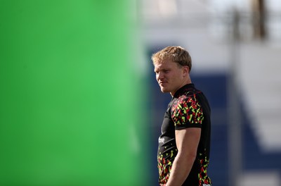 100726 - Wales Rugby Captains Run ahead of their game against Argentina in San Juan tomorrow - Blair Murray during training