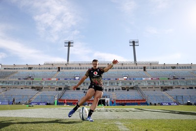 100726 - Wales Rugby Captains Run ahead of their game against Argentina in San Juan tomorrow - Joe Hawkins during training