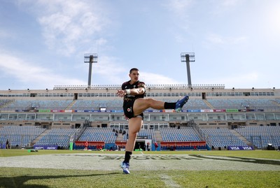100726 - Wales Rugby Captains Run ahead of their game against Argentina in San Juan tomorrow - Joe Hawkins during training