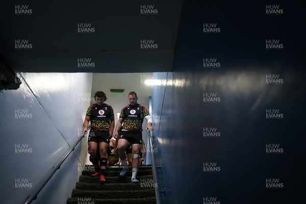 100726 - Wales Rugby Captains Run ahead of their game against Argentina in San Juan tomorrow - Kane James and Ryan Elias during training