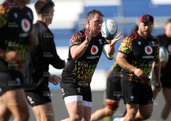 100726 - Wales Rugby Captains Run ahead of their game against Argentina in San Juan tomorrow - Ryan Elias during training