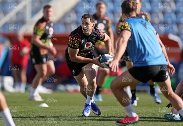 100726 - Wales Rugby Captains Run ahead of their game against Argentina in San Juan tomorrow - Tomos Williams during training